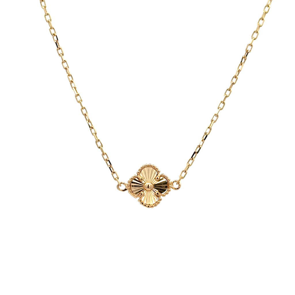 Žluté zlato náhrdelník VC 40+4cm